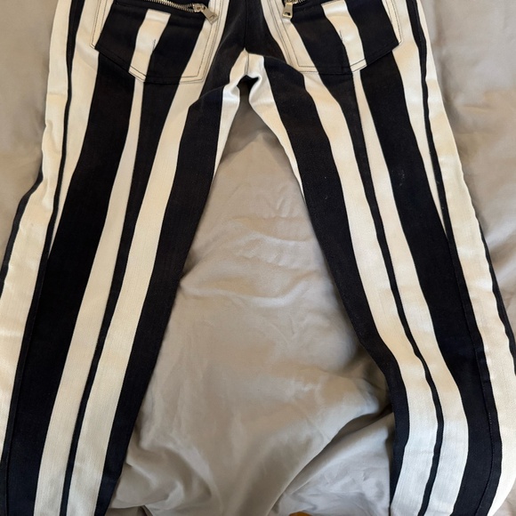 Authentic Balmain Black and White Jeans 2013 Resort Collection - Picture 9 of 16